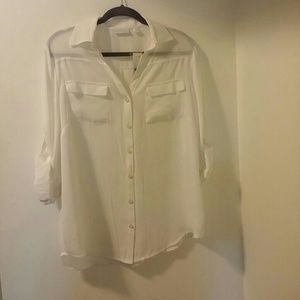 **Marked Down** New York & Company White Blouse